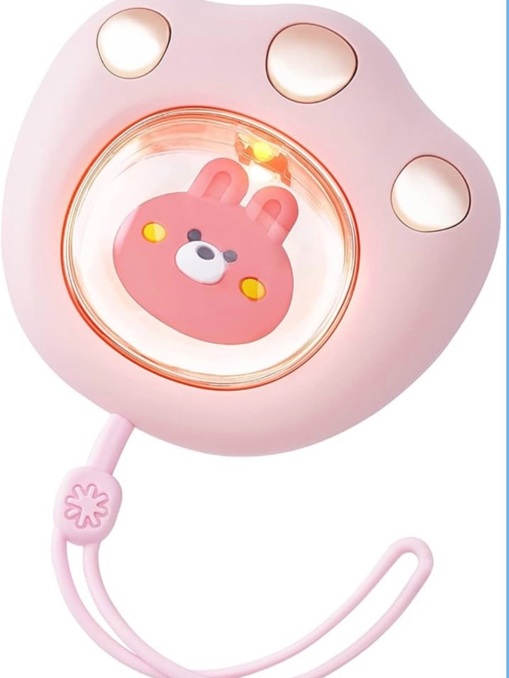 Rechargeable Cute Cat Paw Electric Hand Warmer Portable and Reusable NWT